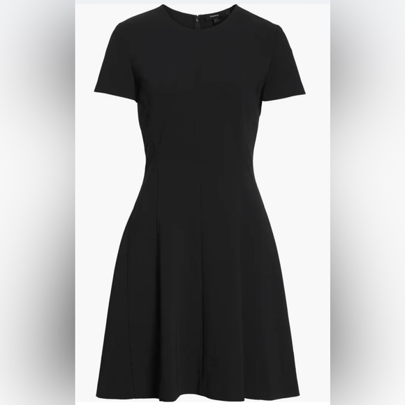 Theory Modern Seamed Shift Admiral Crepe Dress - Picture 5 of 9